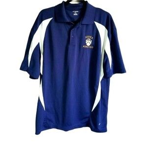 Tonix Serra Athletics Logo Pullover Collared Size XL Blue and White Men's